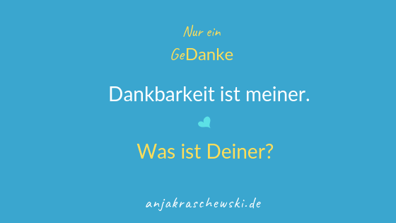 Frage! Was sind Deine Gedanken?